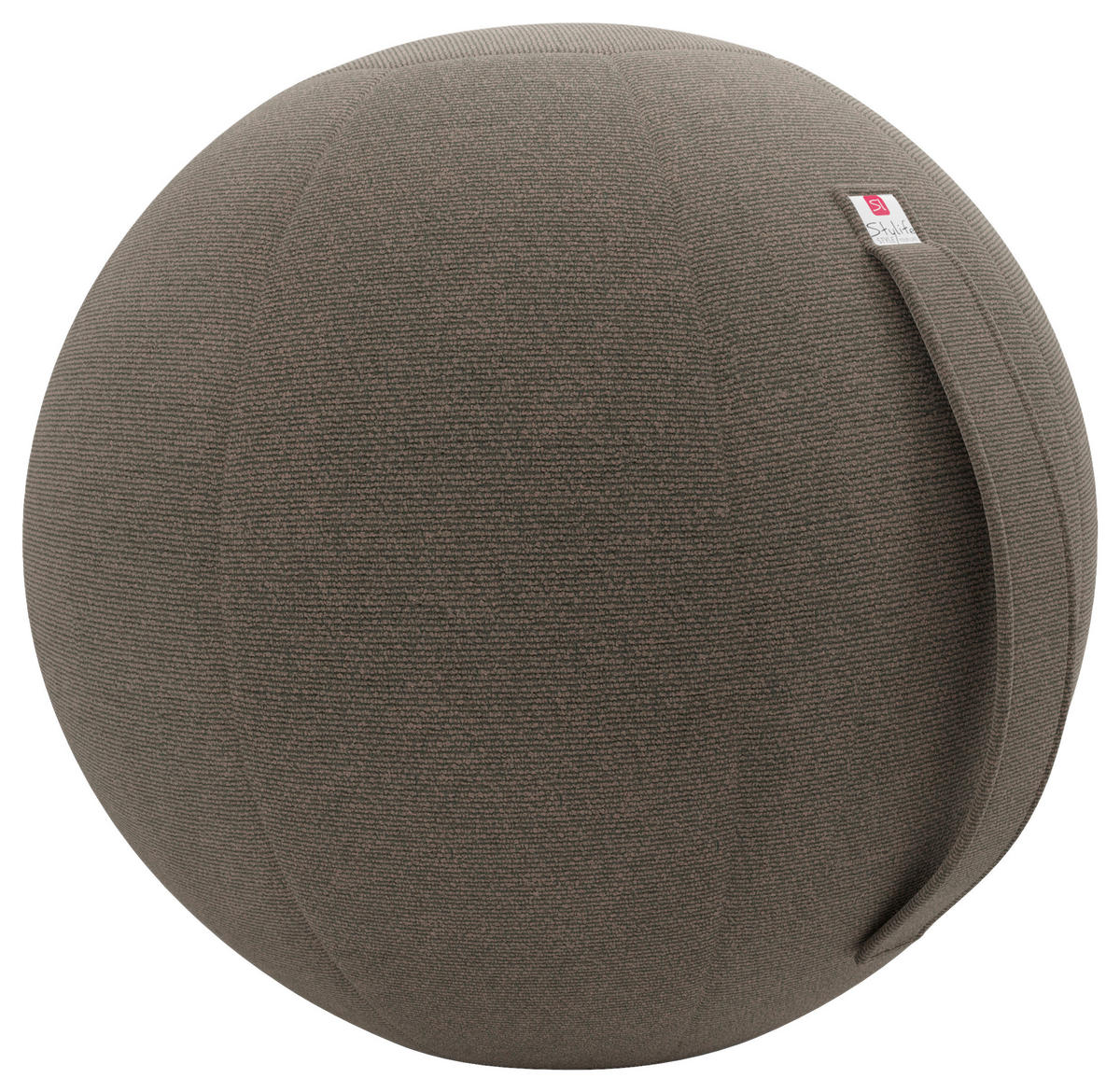 SITZBALL - Taupe, Design, Textil (65cm) - Stylife
