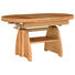 COUCHTISCH Ahorn furniert Birnbaumfarben - Birnbaumfarben, KONVENTIONELL, Metall (110(150,5/65/56-75cm) - Venda