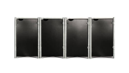 MÜLLTONNENBOX - Schwarz, Basics, Metall (279/115/81cm) - Ambia Garden