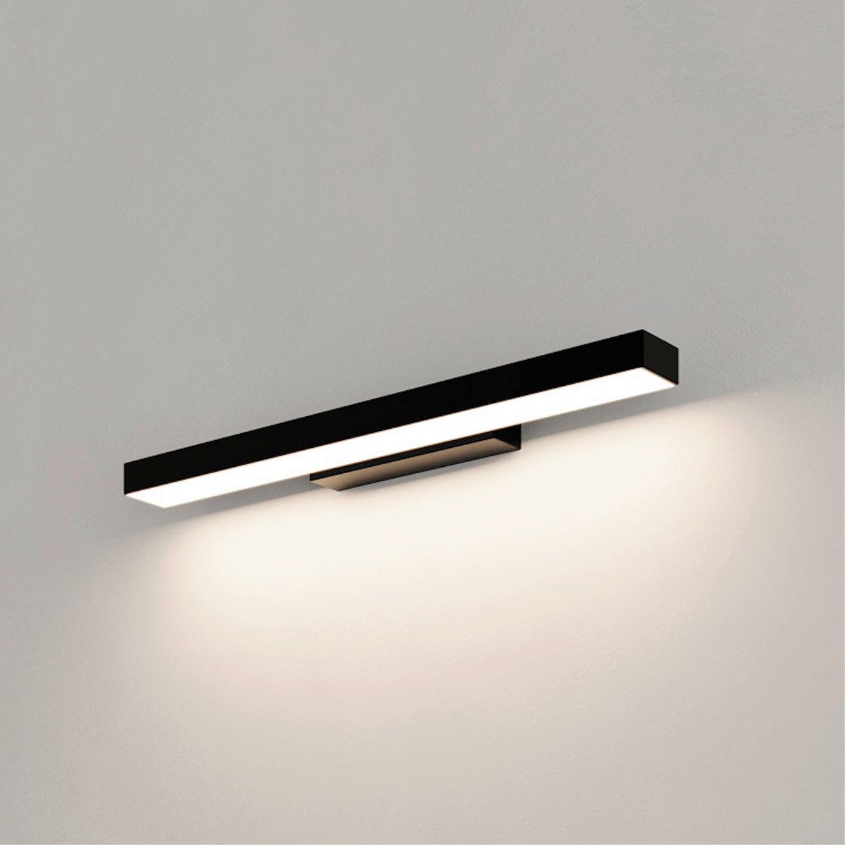 BADEZIMMER-WANDLEUCHTE Aqua  3/41.5/7 cm  - Schwarz, Design, Metall (3/41.5/7cm)