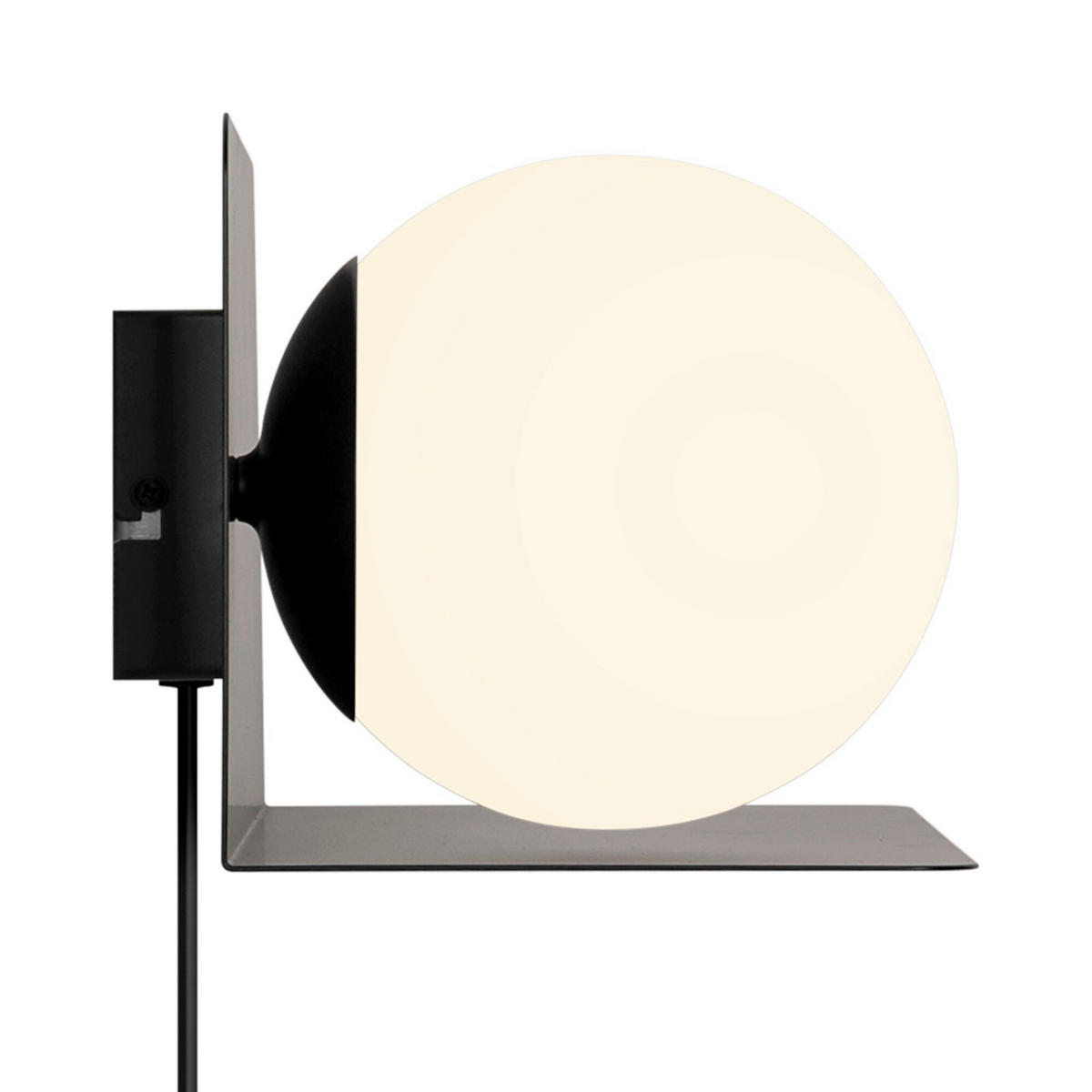 WANDLEUCHTE Lilibeth 35/35/16 cm  - Schwarz, Design, Metall (35/35/16cm) - Nordlux
