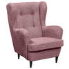 OHRENSESSEL Webstoff Rosa  - Schwarz/Rosa, Basics, Textil (78/102/98cm) - MID.YOU
