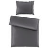 POSTEĽNÁ BIELIZEŇ, satén, sivá, 140/200 cm - sivá, Natur, textil (140/200cm) - Bio:Vio