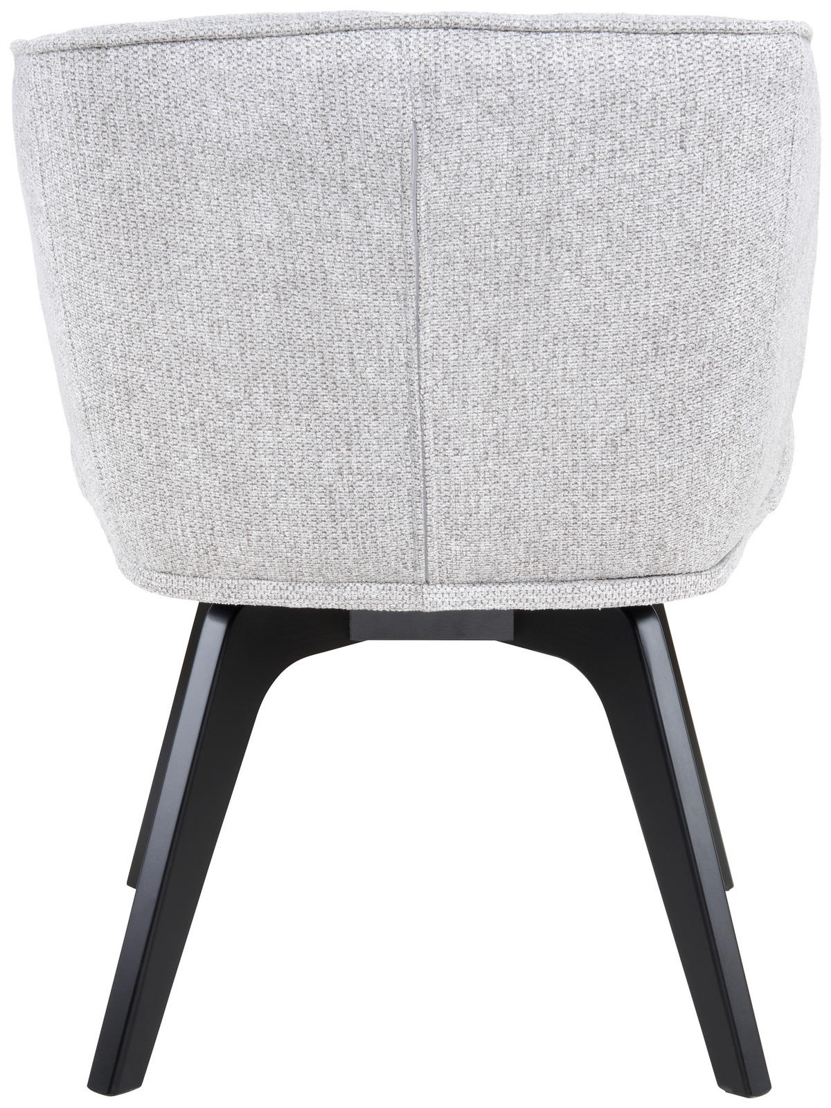 ARMLEHNSTUHL in Holz, Textil Schwarz, Hellgrau  - Hellgrau/Schwarz, Design, Holz/Textil (63/83/62cm) - Novel