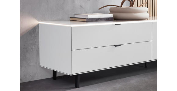 ANBAUWAND  in Naturfarben, Weiß  216/149/46 cm  - Weiß/Naturfarben, Design, Glas/Holzwerkstoff (216/149/46cm) - Dieter Knoll