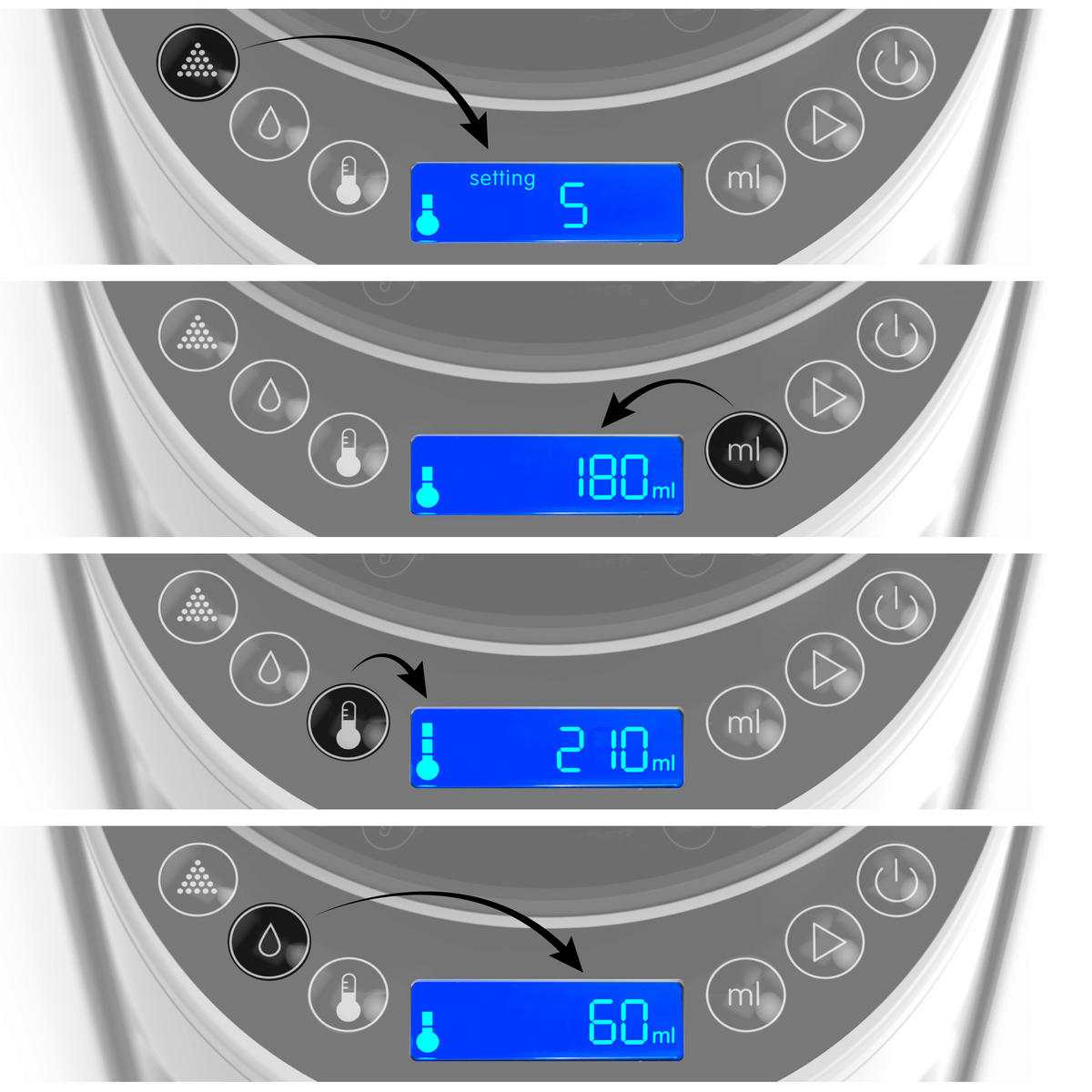 BABYNAHRUNGSZUBEREITER Formula Pro Advanced  - Weiß, Basics (18,9/38,6/29,6cm) - Baby Brezza