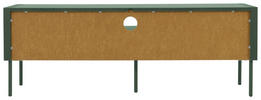 LOWBOARD Eichefarben, Dunkelgrün  - Dunkelgrün/Eichefarben, Design, Holz/Holzwerkstoff (141,5/51/39cm)