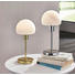 LED-TISCHLEUCHTE - Chromfarben/Nickelfarben, Design, Glas/Metall (30,5cm) - Boxxx