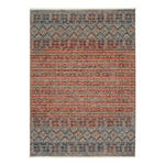 WEBTEPPICH 80/150 cm Korsika Blau, Terracotta  - Blau/Terracotta, Design, Textil (80/150cm) - Novel