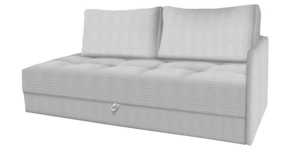 LIEGE in Velours Ecru - Ecru/Schwarz, KONVENTIONELL, Kunststoff/Textil (205/80/95cm) - Xora