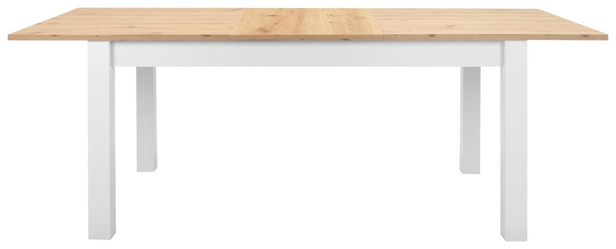 STOL ZA BLAGOVAONICU  bijela, boje hrasta  drvni materijal      - bijela/boje hrasta, Konvencionalno, drvni materijal (160/90/75cm) - MID.YOU