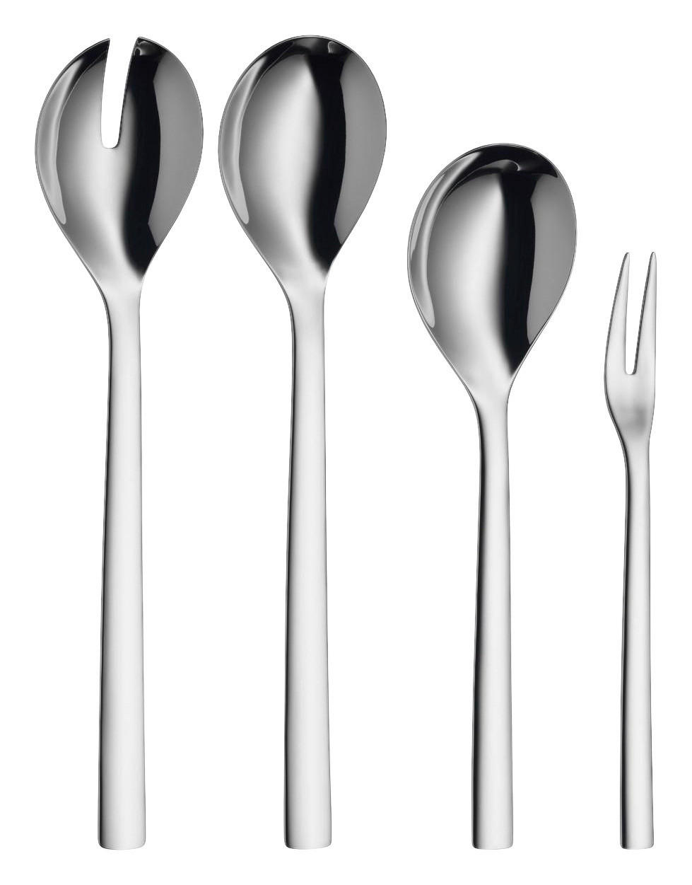 BESTECKSET Nuova 4-teilig Edelstahl  für  - Edelstahlfarben, Basics, Metall - WMF