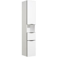 VISOKI ORMAR  bela  - bela/antracit, Konvencionalno, staklo/metal (30/168/33cm) - Sadena