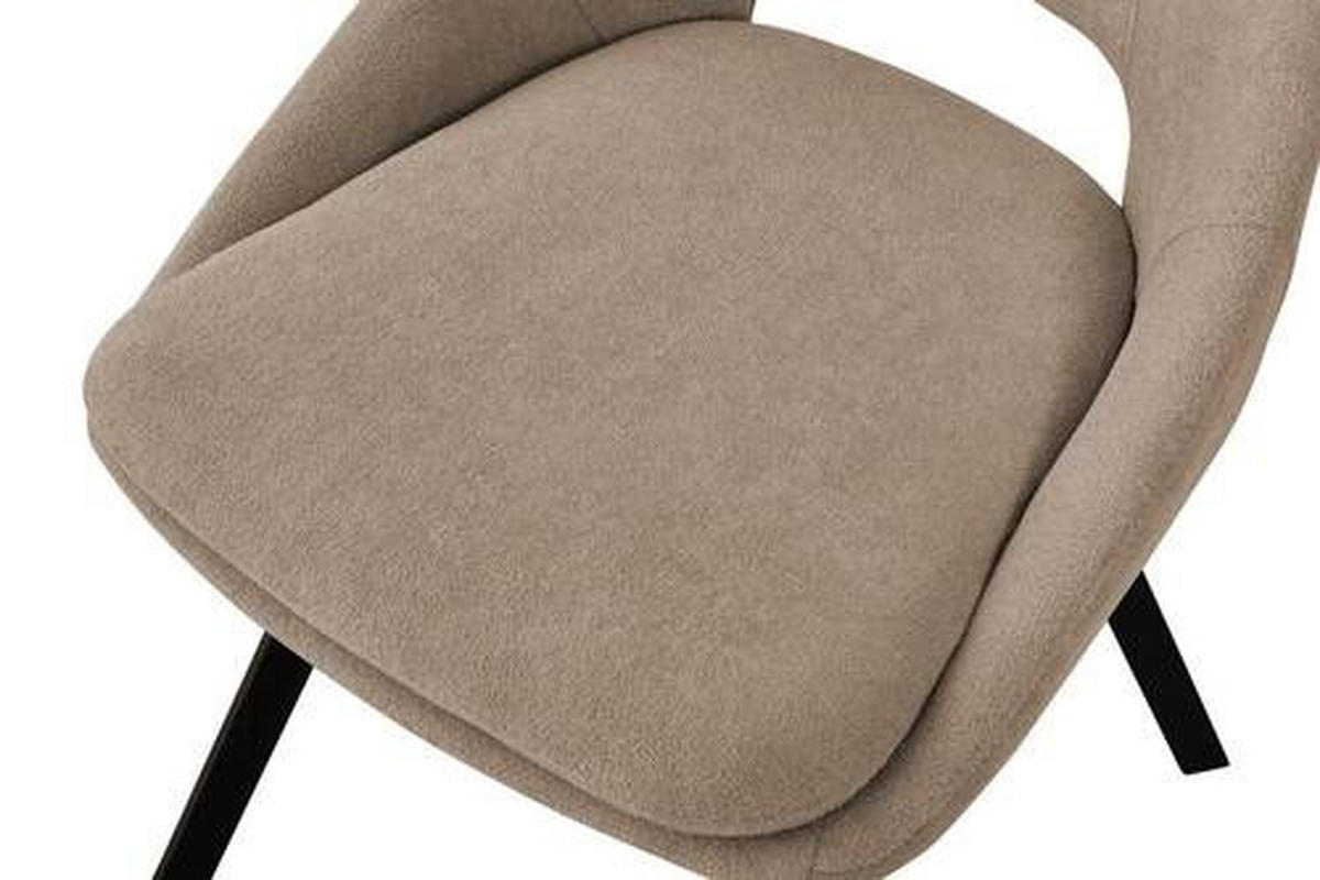ŽIDLE, šedohnědá - černá/šedohnědá, Design, kov/textil (48/85/56cm) - Boxxx