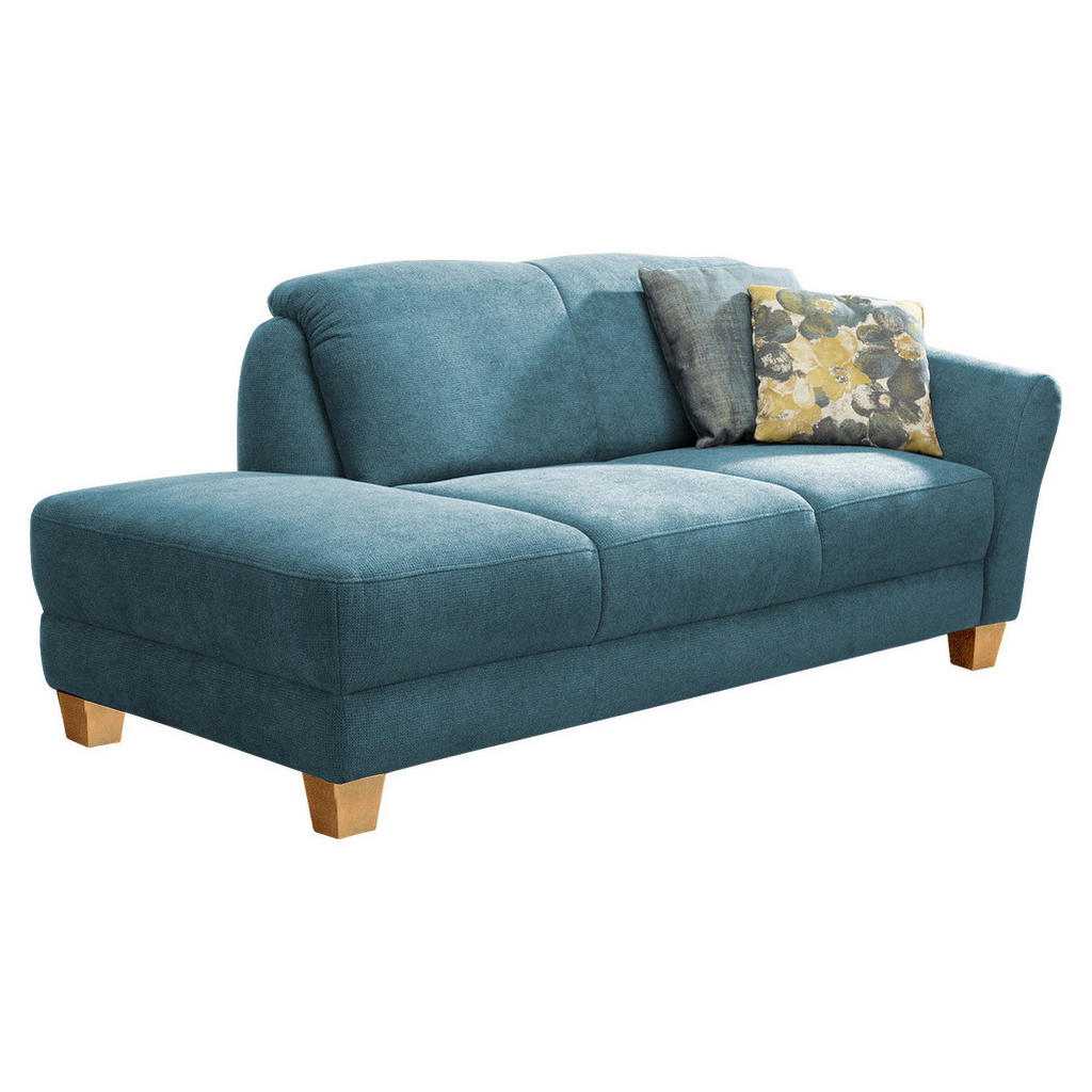 Thumbnail - Sit & More Récamiere, Petrol, Textil, Buche, 194x84x91 cm, Goldenes M, Oeko-Tex® Standard 100, Made in Europe, DGM-Klima...