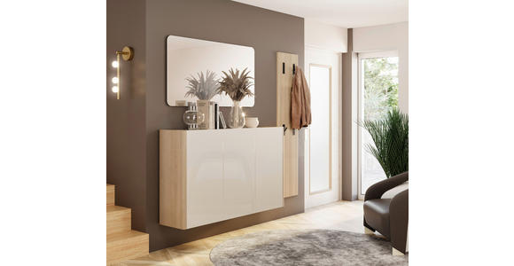 GARDEROBENPANEEL  in 40/170/3,7 cm  - Eiche Bianco, Design, Holzwerkstoff (40/170/3,7cm) - Voleo