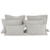 ZIERKISSENSET   70-50/60-25/10 cm  - Hellgrau, Modern, Textil (70-50/60-25/10cm) - MID.YOU
