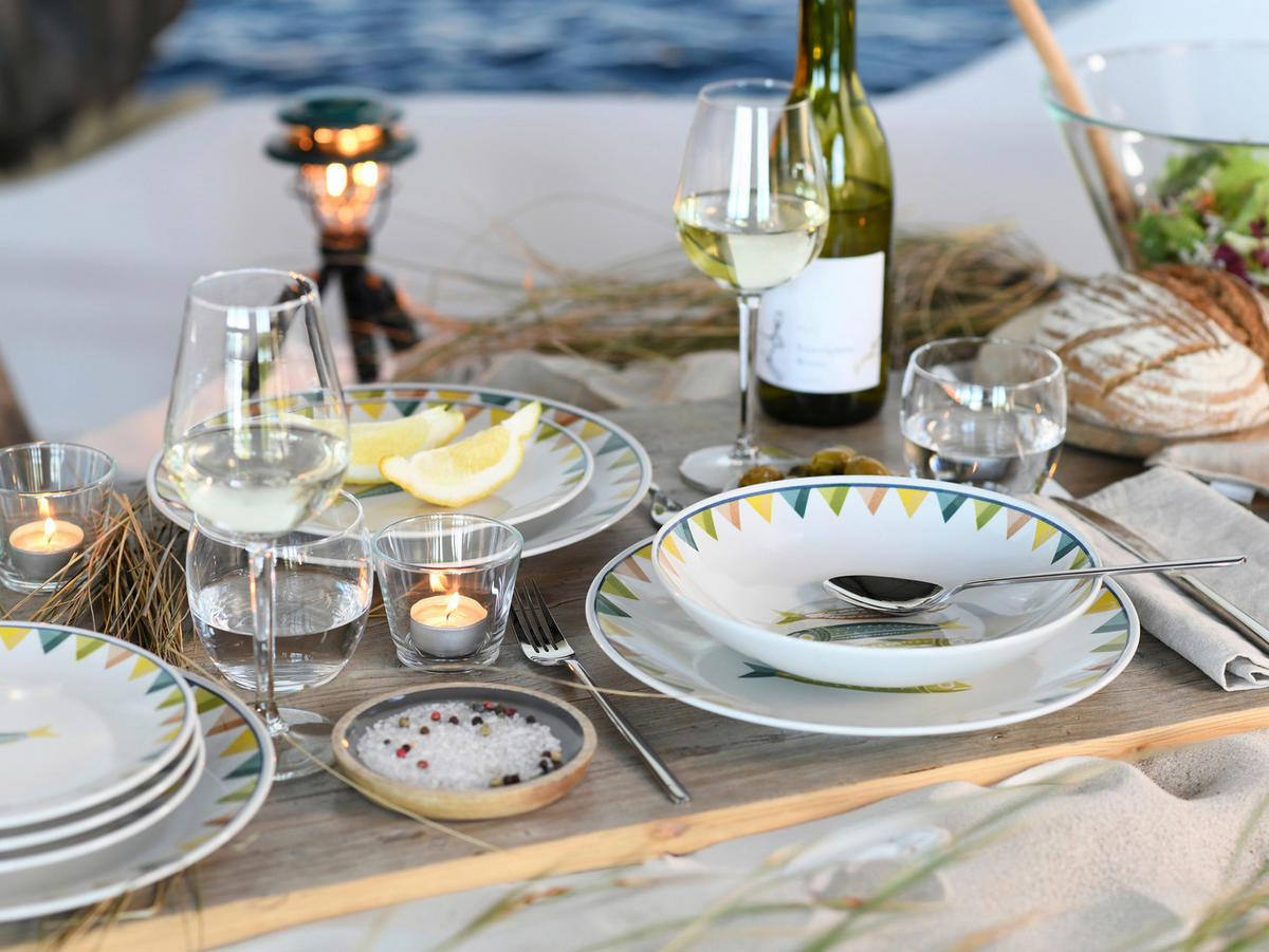 TAFELSERVICE Sardinhas 12-teilig  - Multicolor, Basics, Keramik - Creatable