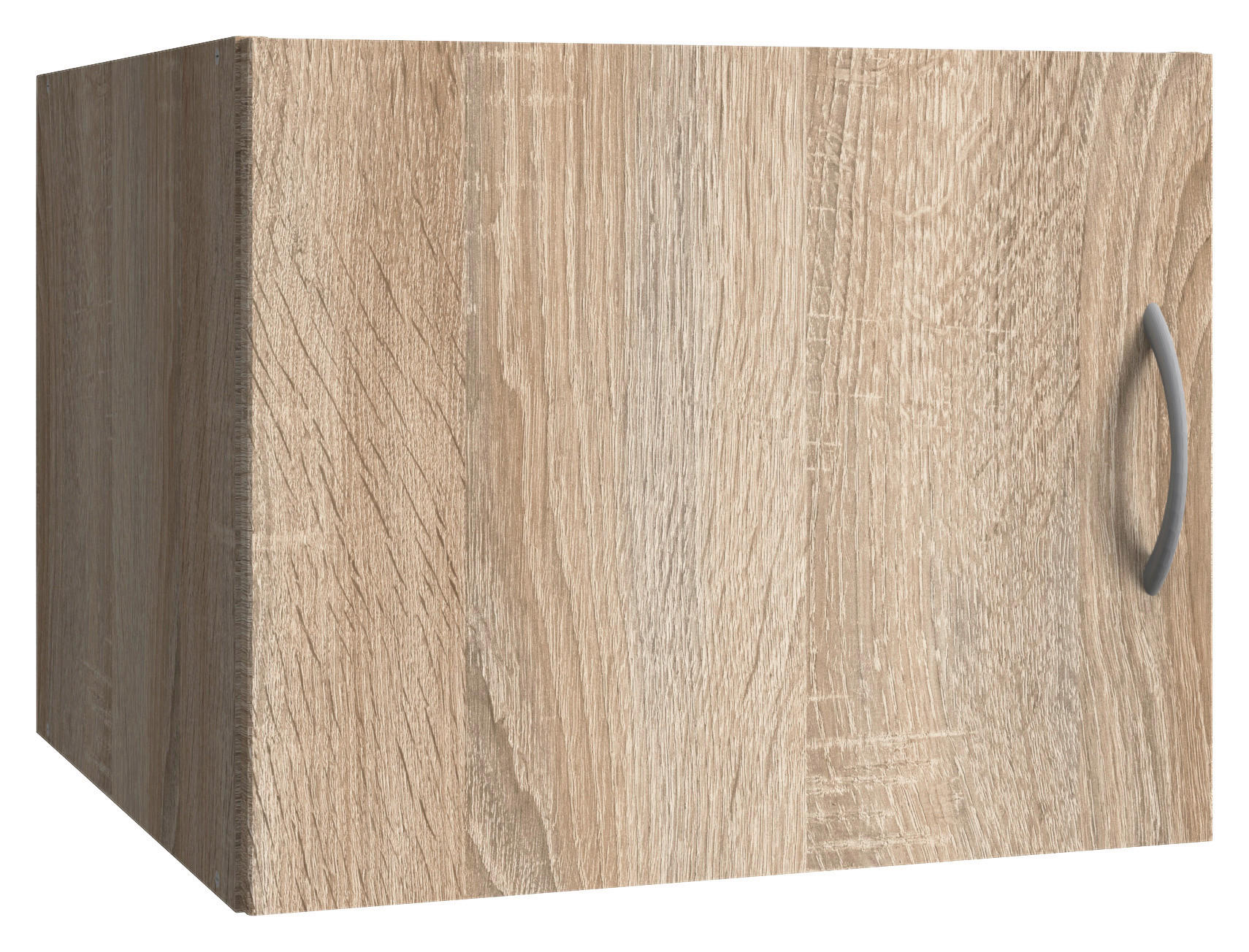 AUFSATZSCHRANK 30/40/40 cm  in  - Eichefarben/Alufarben, KONVENTIONELL, Holzwerkstoff/Kunststoff (30/40/40cm) - Xora