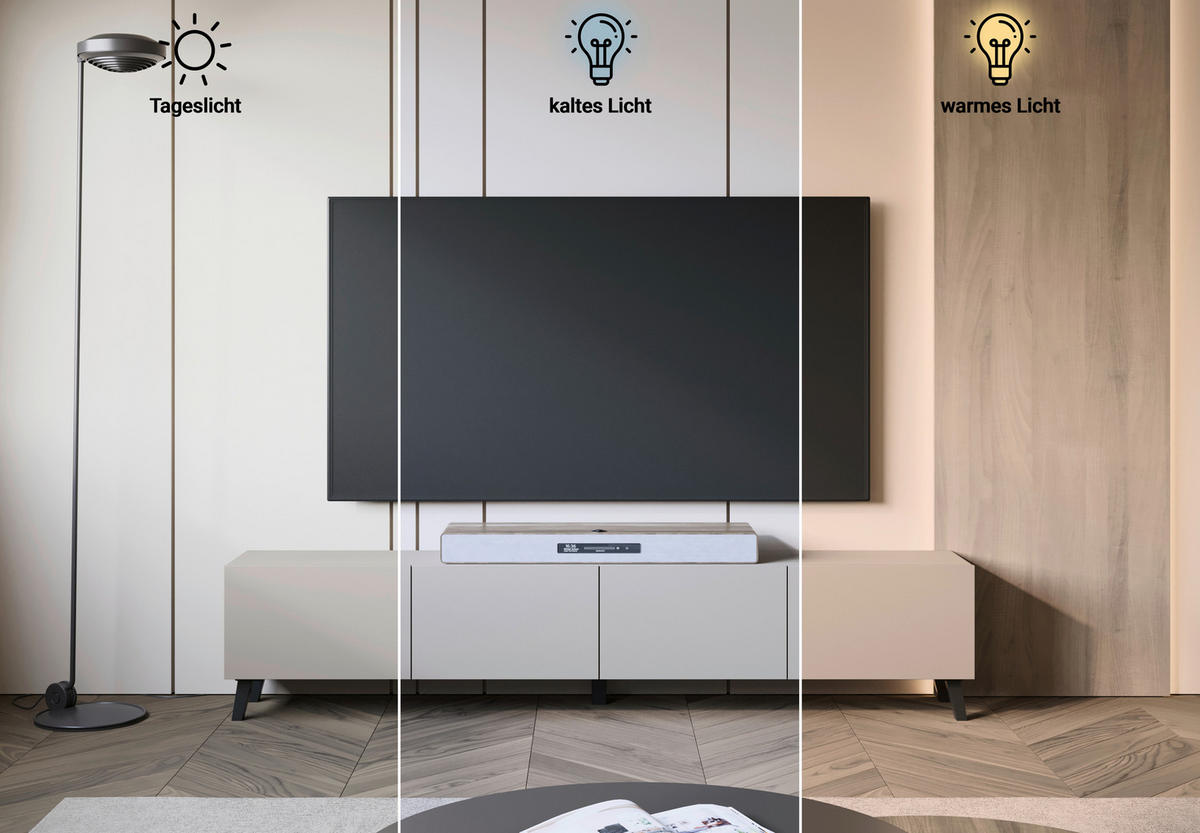 LOWBOARD  190/40/32 cm  stehend  - Kaschmir/Beige, Design, Holz/Holzwerkstoff (190/40/32cm) - P & B