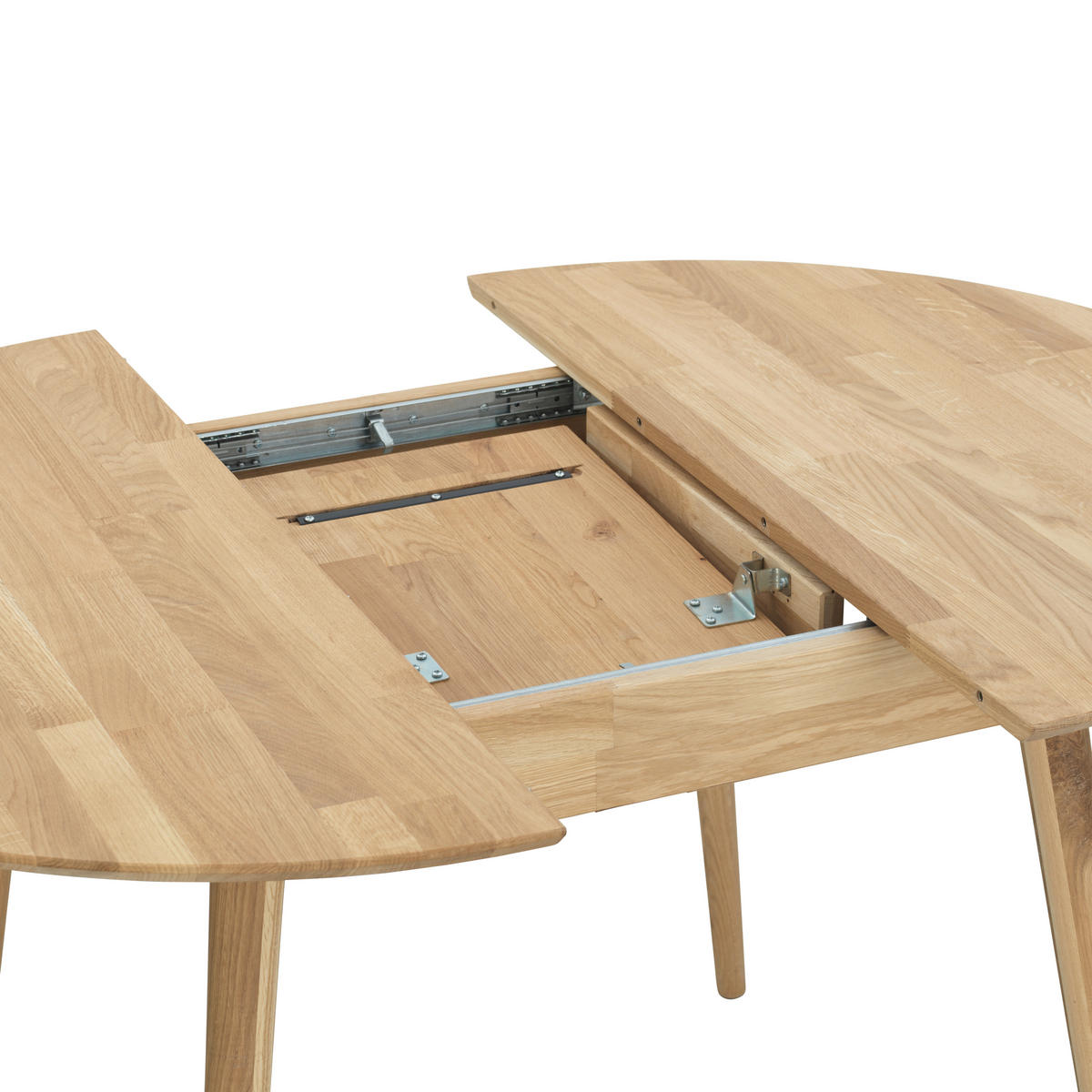 ESSTISCH in Holz 100/100/75 cm  - Wildeiche, Natur, Holz (100/100/75cm) - Livetastic