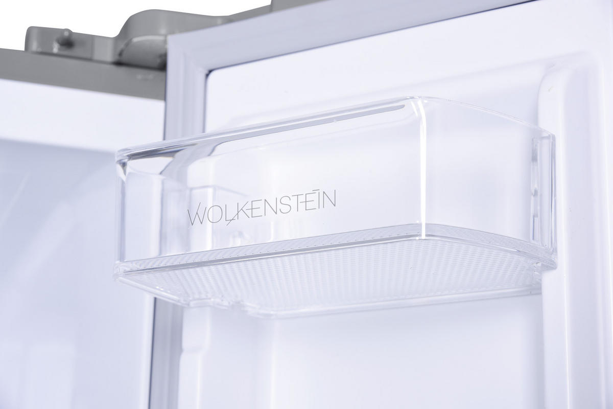 FRENCH-DOOR 64/186/69 cm FD351.4A++NF IX  - Edelstahlfarben, Basics, Metall (64/186/69cm) - Wolkenstein