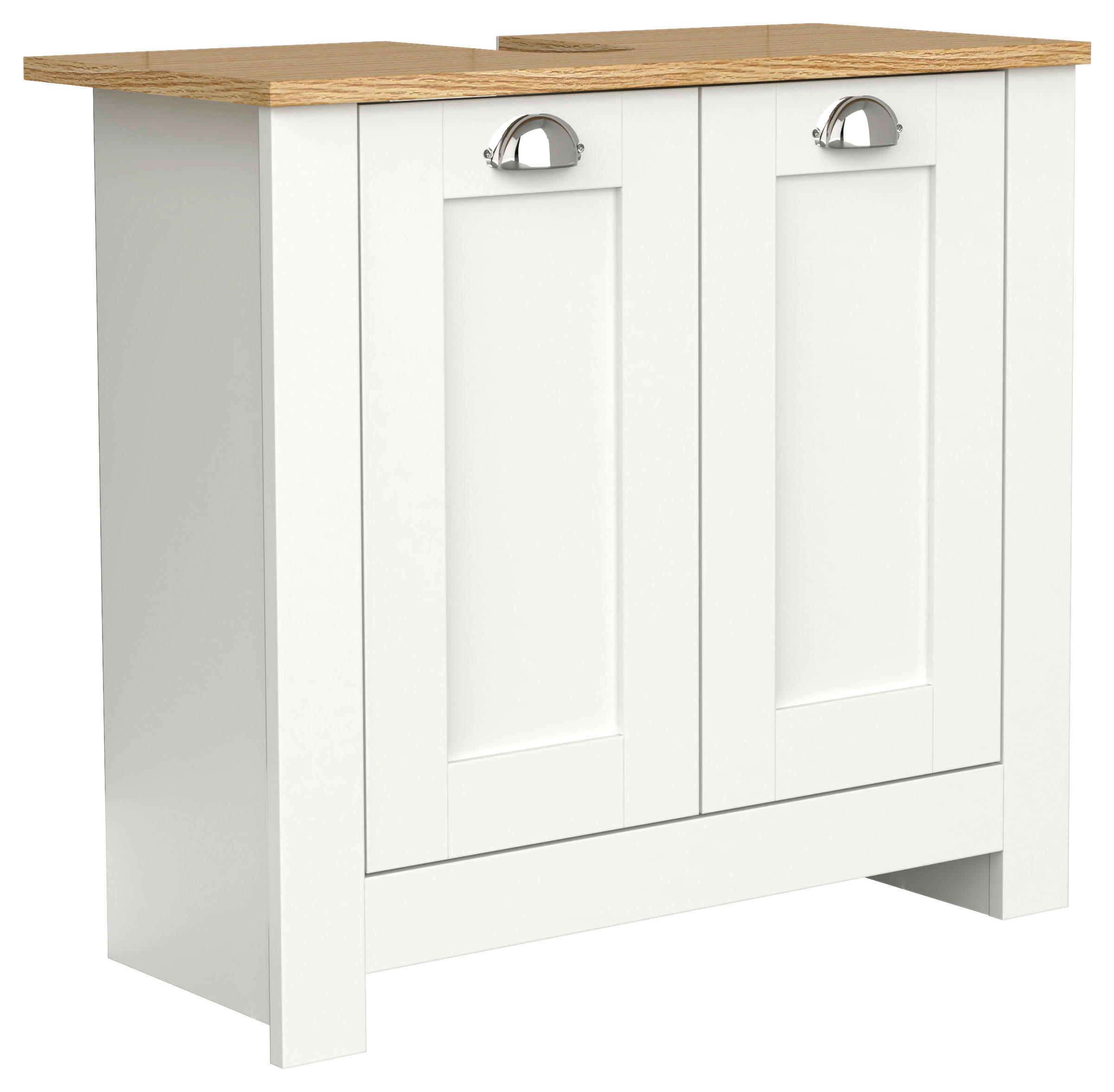 WASCHBECKENUNTERSCHRANK 65/60/30 cm  - Honigeiche/Eichefarben, MODERN, Holzwerkstoff/Metall (65/60/30cm) - MID.YOU