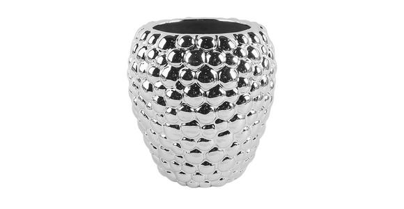 VASE 18.1 cm  - Silberfarben, LIFESTYLE, Keramik (17,4/18,1cm) - Ambia Home