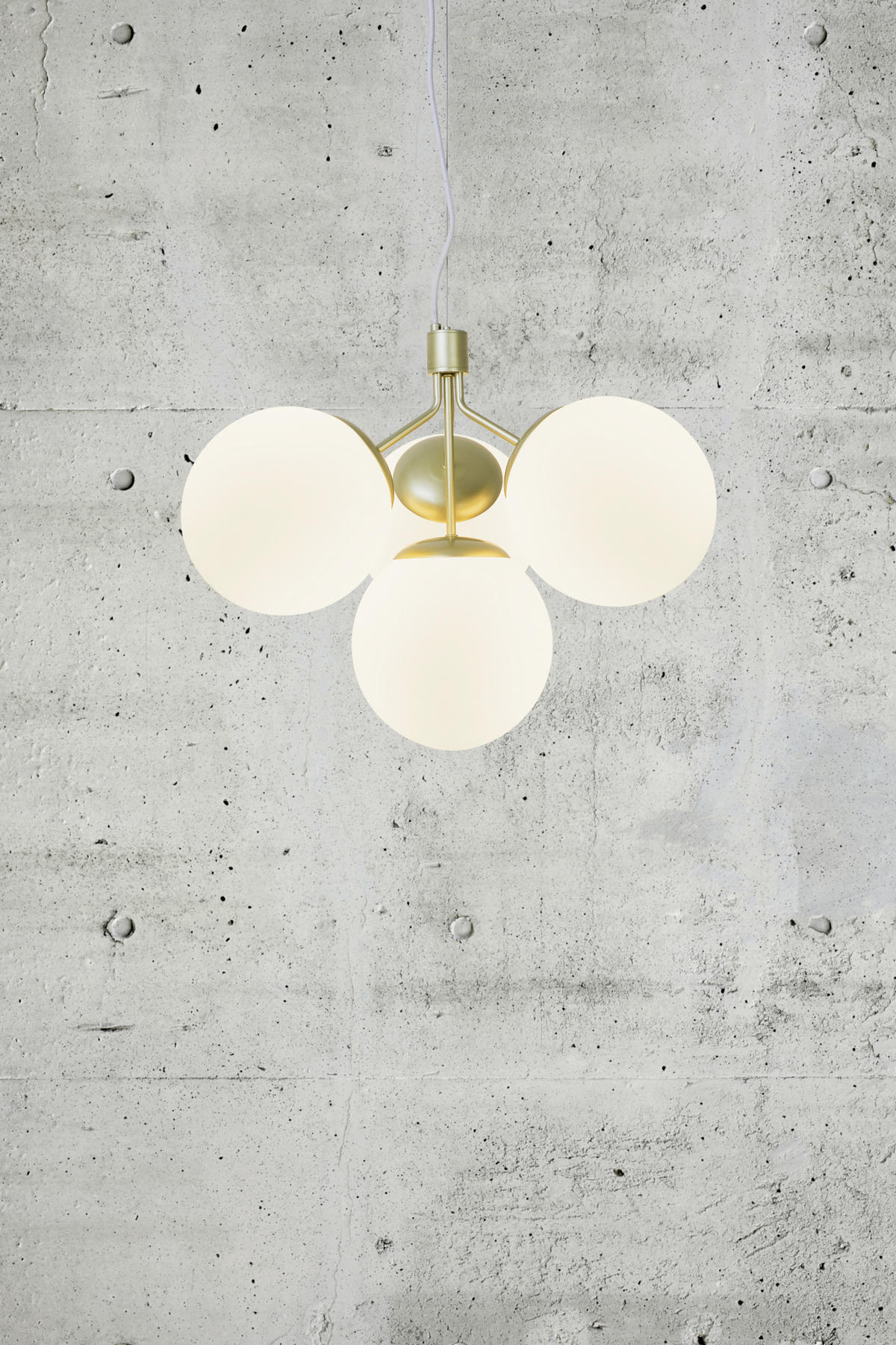 HÄNGELEUCHTE IVONA 41/54 cm   - Messingfarben, KONVENTIONELL, Glas/Metall (41/54cm) - Nordlux