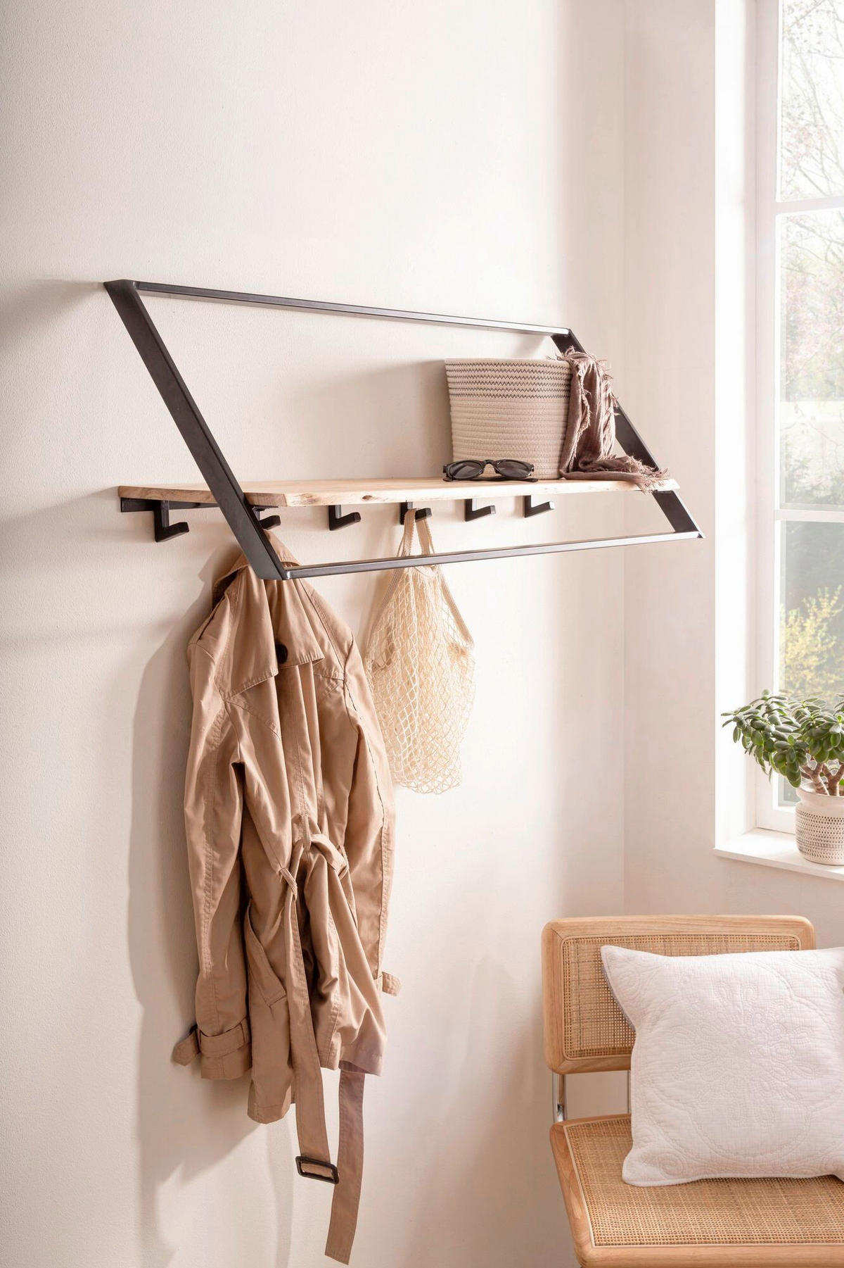 PREDSIEŇOVÝ NÁBYTOK, 100/40/32,5 cm - farba akácie, Design, drevo (100/40/32,5cm) - Livetastic