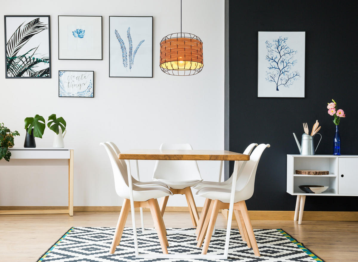 HÄNGELEUCHTE 35/120 cm   - Schwarz/Braun, KONVENTIONELL, Kunststoff/Metall (35/120cm) - Globo