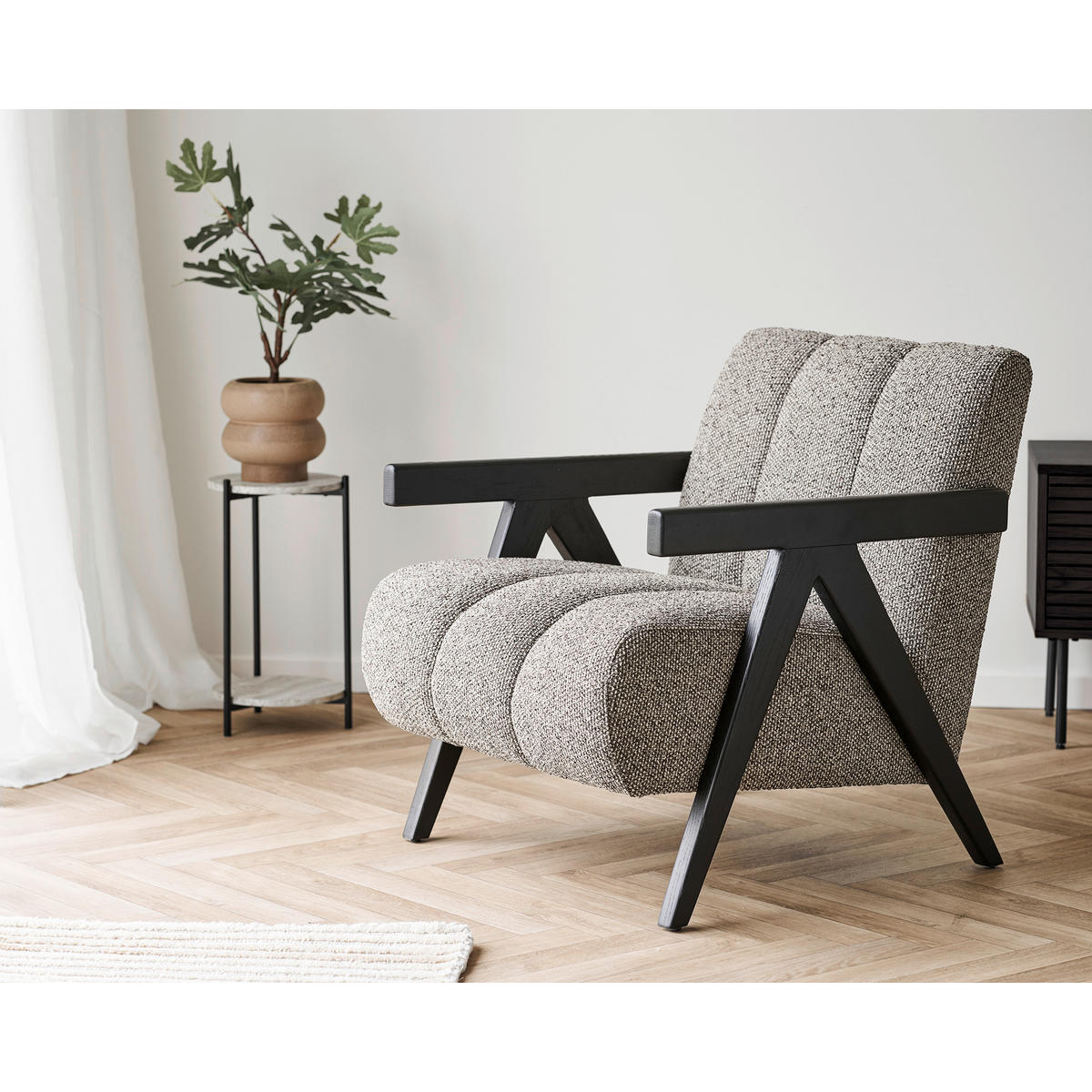 BLOMKRUKA 19/17,5 cm brun  - brun, Basics, keramik (19/17,5cm)