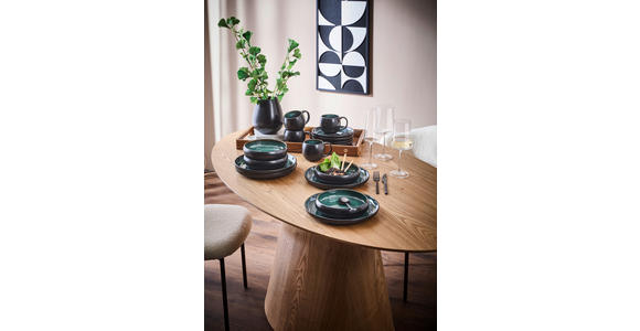 KOMBISERVICE Faro Grün 16-teilig  - Grün, Design, Keramik - Novel