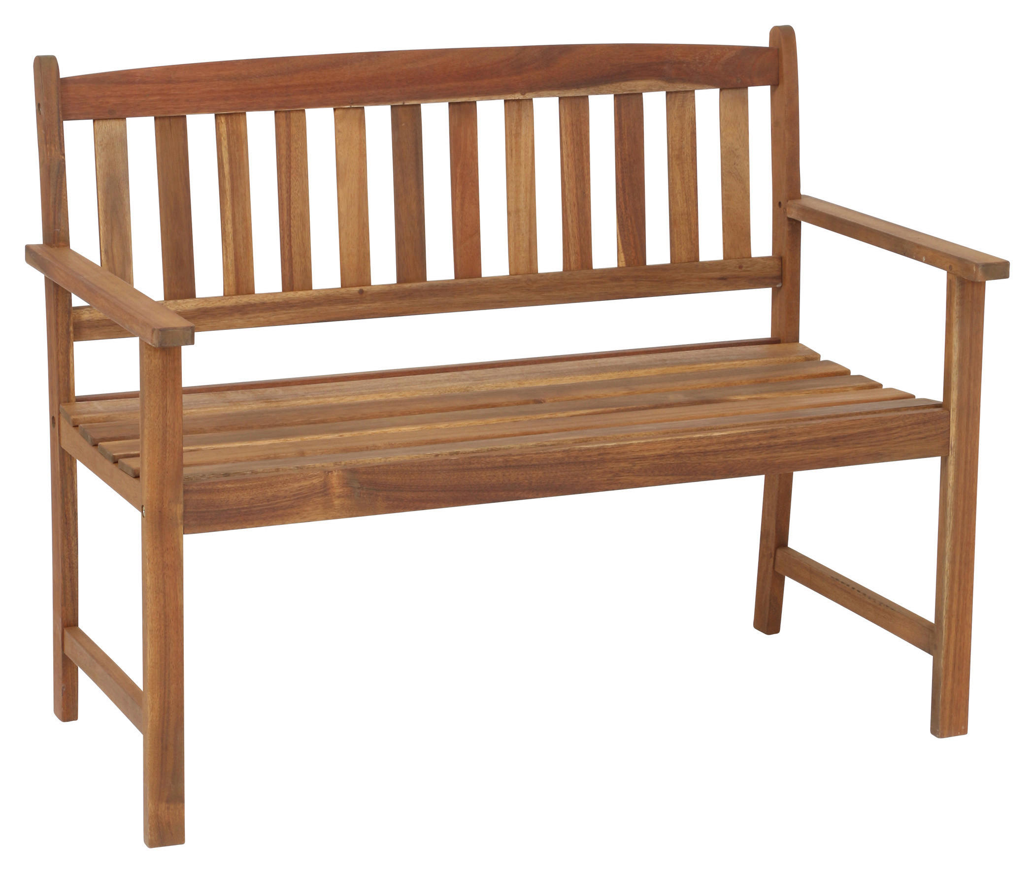 GARTENBANK 109/86/58 cm Akazie   - Braun, KONVENTIONELL, Holz (109/86/58cm) - Gardenson