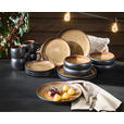 KOMBISERVICE FARO 16-teilig  - Braun, Design, Keramik - Novel