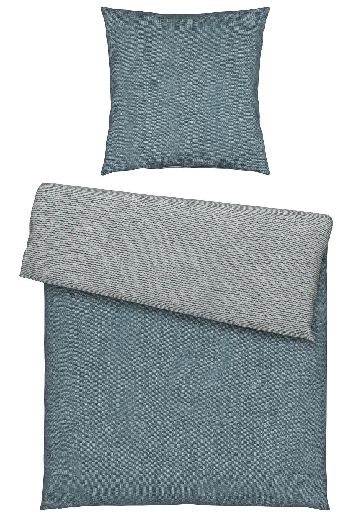 WENDEBETTWÄSCHE 135/200 cm  - Grau, Textil (135/200cm) - Novel