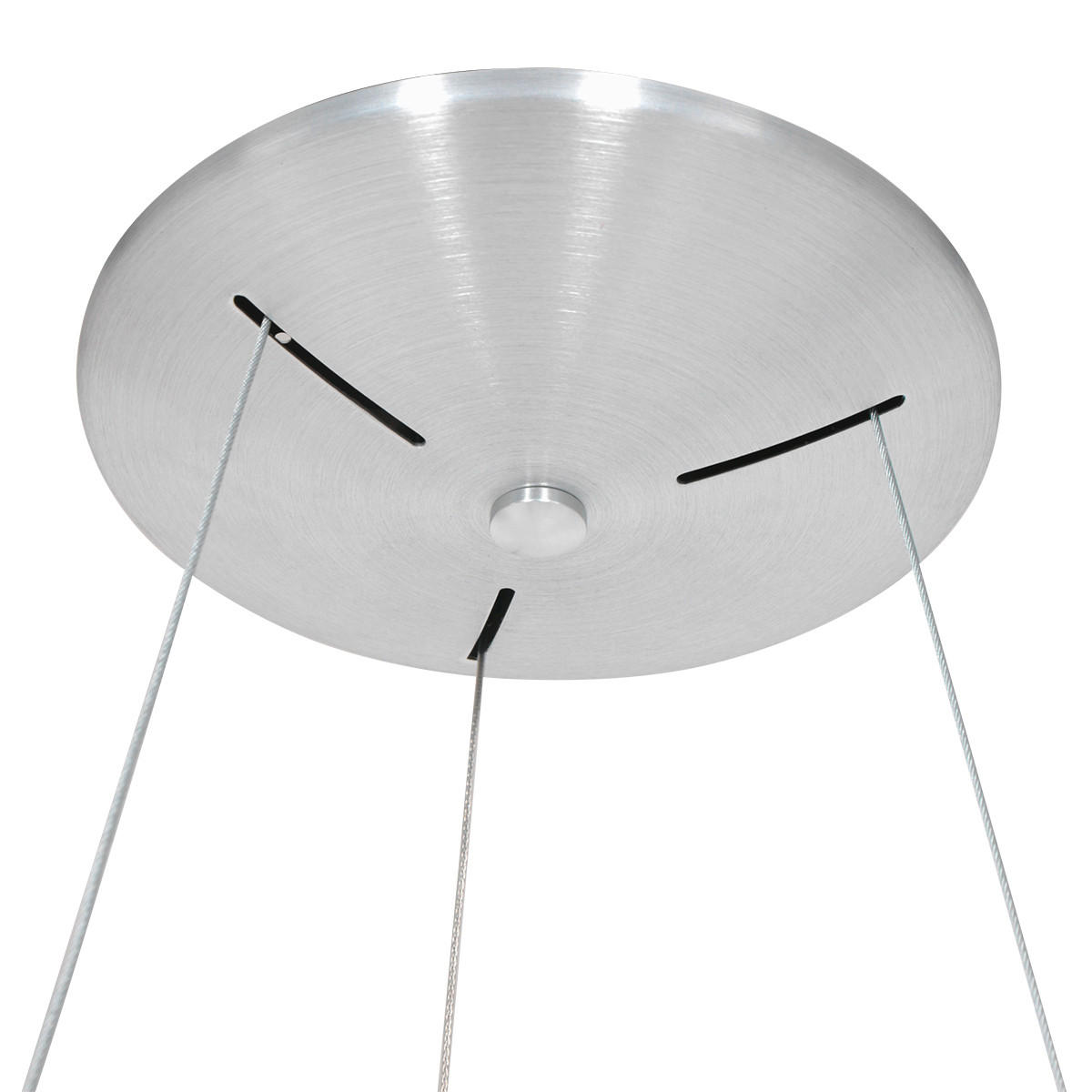 PENDELLEUCHTE 48/165 cm  - Edelstahlfarben, Design, Kunststoff/Metall (48/165cm)