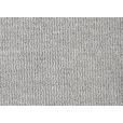 3-SITZER-SOFA in Flachgewebe Hellgrau  - Chromfarben/Hellgrau, Design, Textil/Metall (195/83/85cm) - Xora
