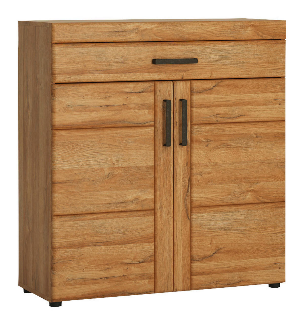 OMARA ZA ČEVLJE barve hrasta - barve kroma/barve hrasta, Konvencionalno, umetna masa/leseni material (92,8/100,2/38cm) - Venda