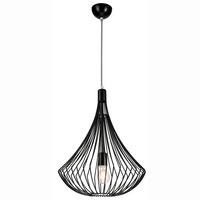 PENDELLEUCHTE Balerina 90/38/40 cm   - Schwarz, Design, Metall (90/38/40cm)