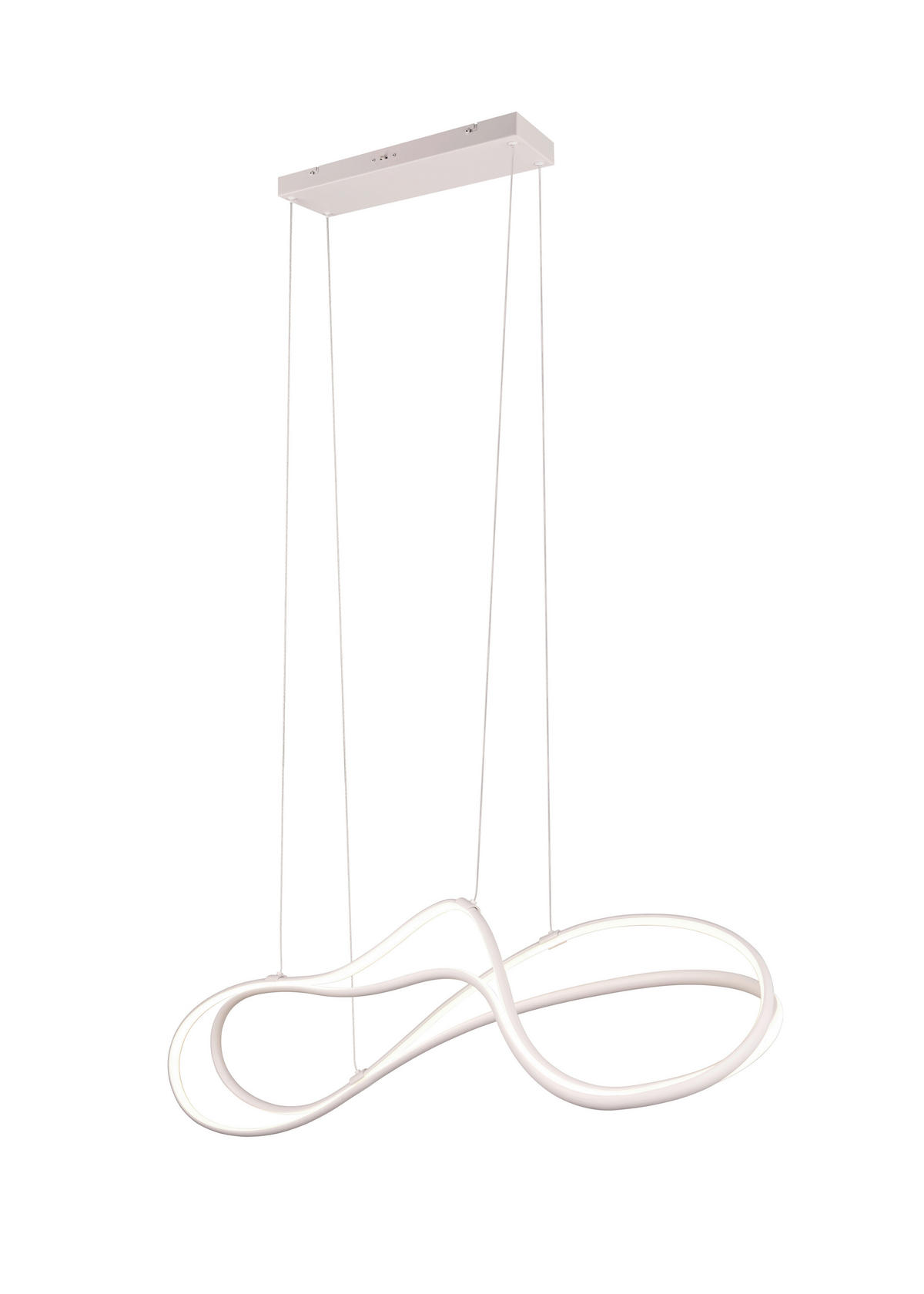 LED-PENDELLEUCHTE 113/24/150 cm    - Weiss, Design, Metall (113/24/150cm) - Trio Leuchten