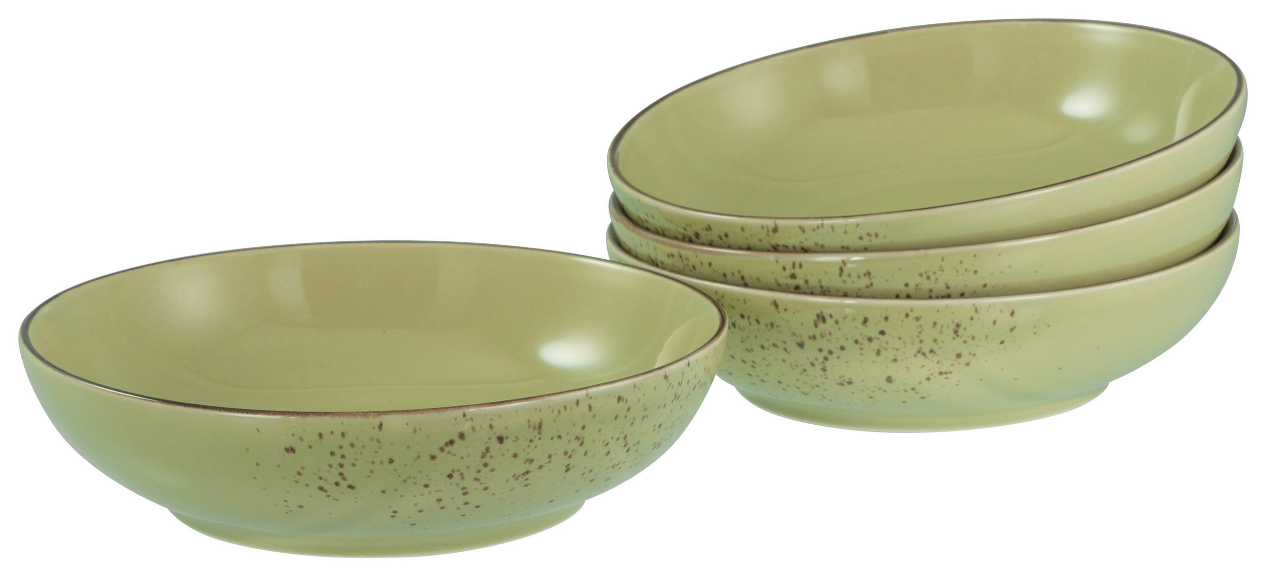 SKÅLSET 4 delar Nature Collection   - grön, Design, keramik - Creatable