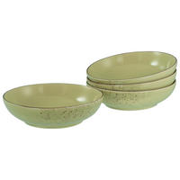 SCHÜSSELSET 4-teilig Nature Collection   - Grün, Design, Keramik - Creatable