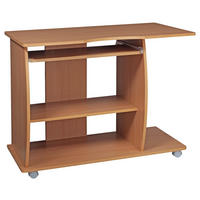 STOL ZA RAČUNALO  boje bukve  drvni materijal  - boje bukve, Konvencionalno, drvni materijal/plastika (50/90/71cm) - MID.YOU