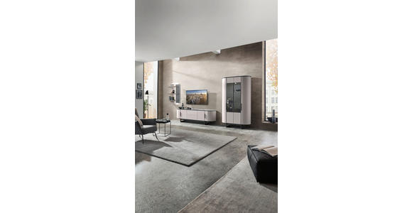 LOWBOARD 220/65/45 cm - Anthrazit/Beige, Design, Holzwerkstoff/Metall (220/65/45cm) - Ambiente