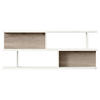 HÄNGEELEMENT Weiß, Eichefarben  - Eichefarben/Weiß, Design, Holzwerkstoff (150/60,6/20cm) - SetOne by Musterring