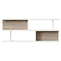 HÄNGEELEMENT Weiß, Eichefarben  - Eichefarben/Weiß, Design, Holzwerkstoff (150/60,6/20cm) - SetOne by Musterring