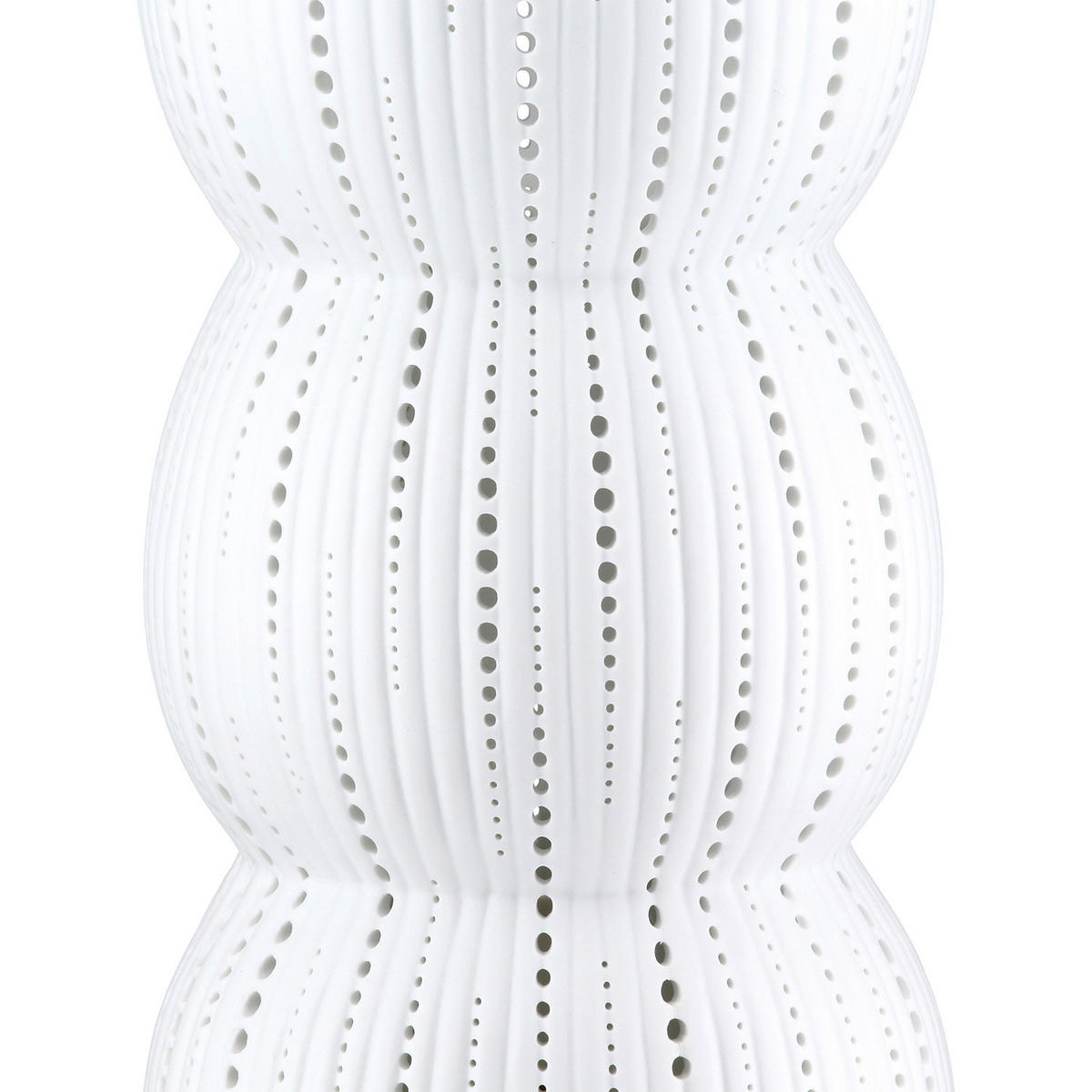 TISCHLEUCHTE - Weiß, Basics, Keramik (12/28cm)