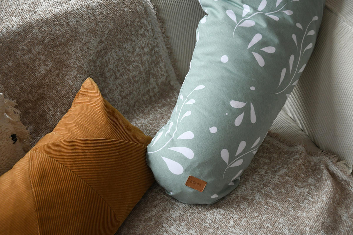 STILLKISSEN leinen   - Grün, KONVENTIONELL, Textil (170/39/15cm) - Beaba