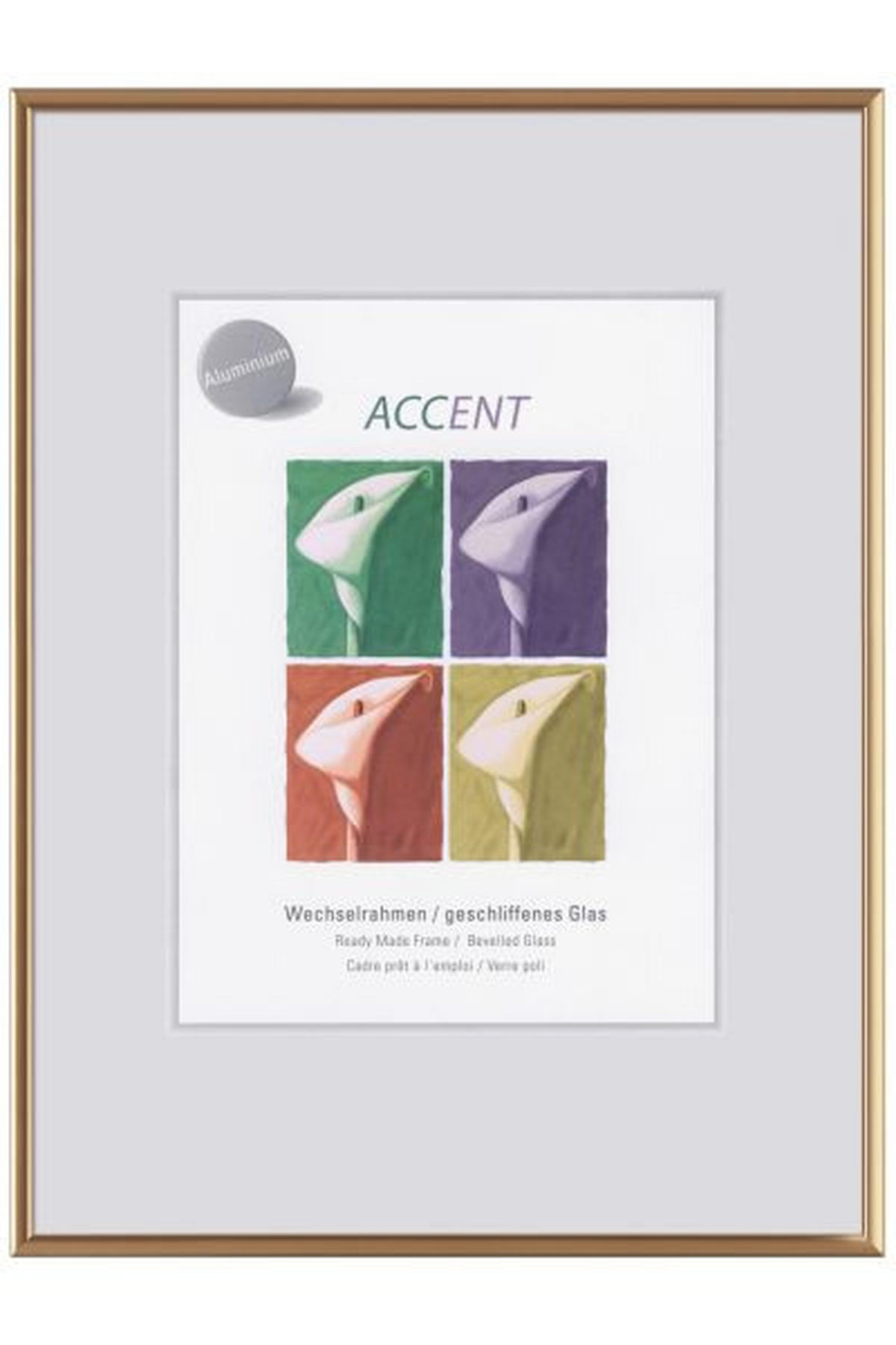 BILDERRAHMEN 24/30 cm  - Goldfarben, Basics, Metall (24/30cm) - Nielsen